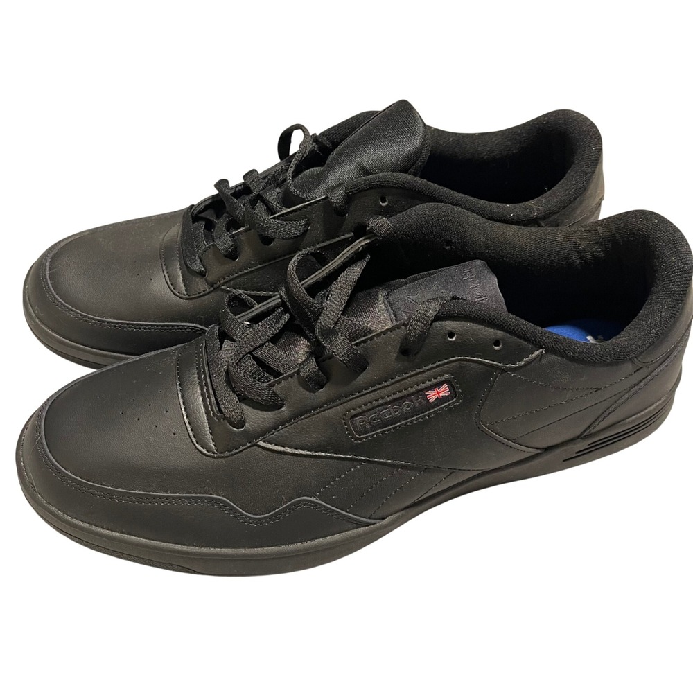 Reebok Classic Leather Black Men's Lifestyle Sneakers Size 15 Memory NEW NWOB